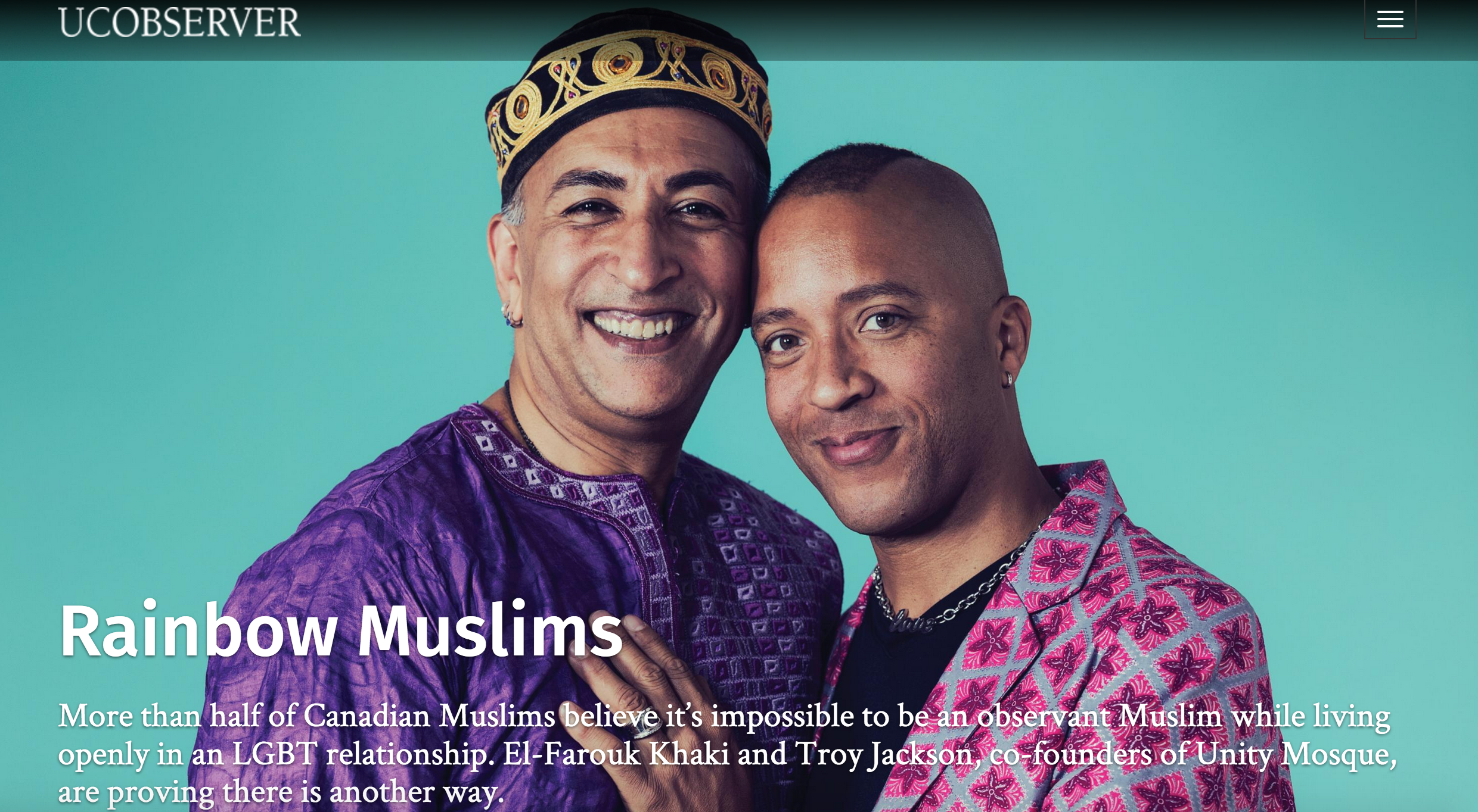 It was reassuring for El-Farouk Khaki (far left) to know he wasn’t alone, yet meeting others with a similar religious and sexual orientation made evident the lack of a space that spoke directly to queer Muslims’ needs. Photo by Daniel EhrenworthFait…